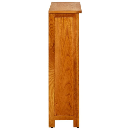 Bookcase | Brown | Solid Oak Wood | 70x22.5x82 cm | Bookcase