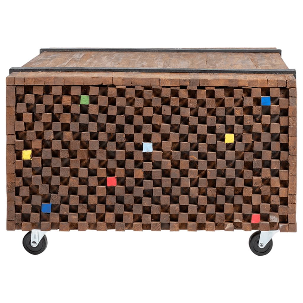 Side Table Teak 60x60x38 cm