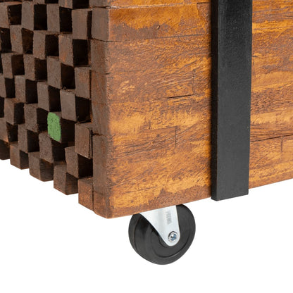 Side Table Teak 60x60x38 cm