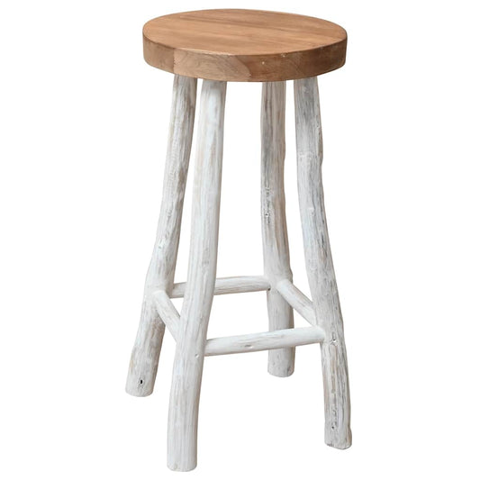 244546 vidaXL Bar Stool Solid Teak Wood