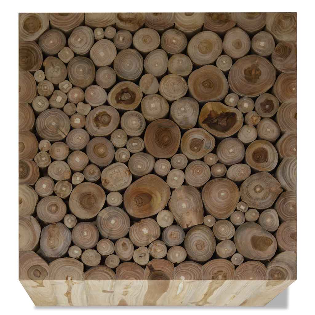 244555 vidaXL Coffee Table Genuine Teak 50x50x35 cm
