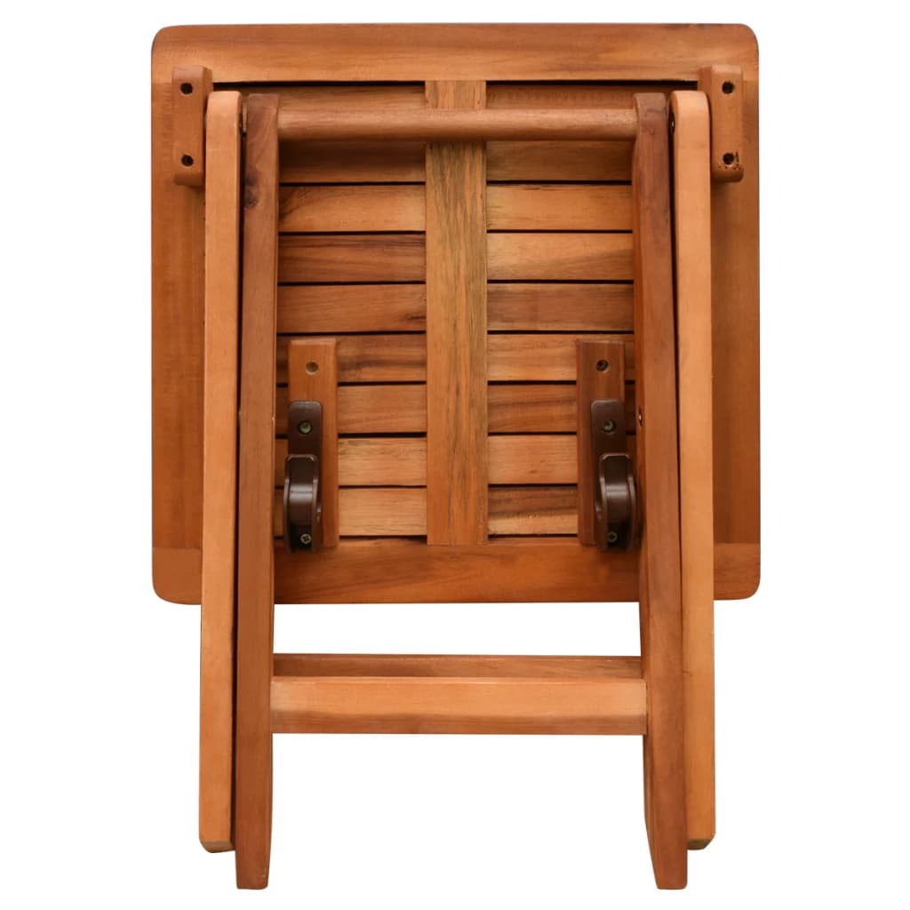 Sun Lounger And Table | Brown | Solid acacia wood | Standard
