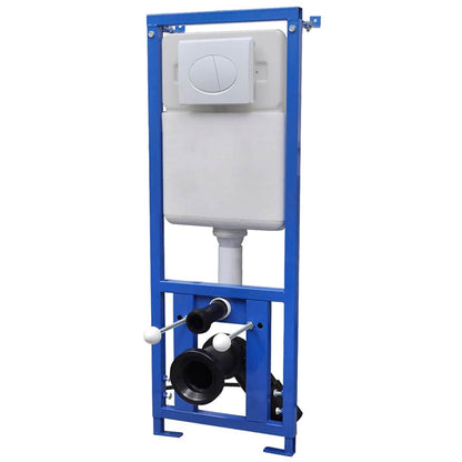 Wall Hung Toilet with Concealed Cistern Ceramic Black