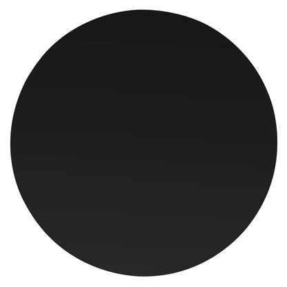 Table Top | Black | Tempered Glass | 600 mm Diameter | Heat-resistant