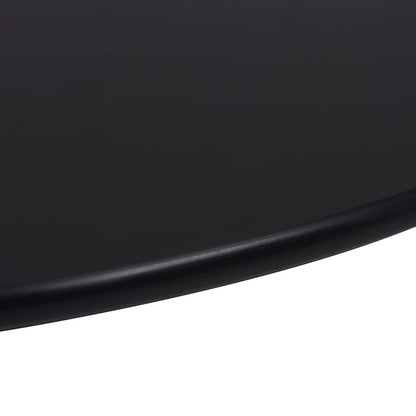 Table Top | Black | Tempered Glass | 700 mm diameter | Round | Modern
