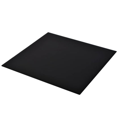 Table Top | Black | Tempered glass | 800 x 800 mm