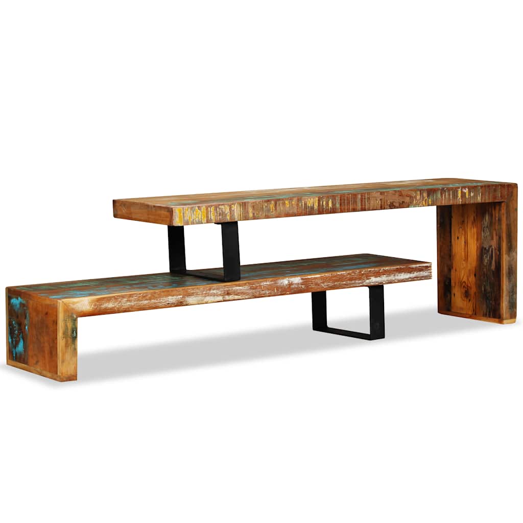 244582 vidaXL TV Stand Solid Reclaimed Wood