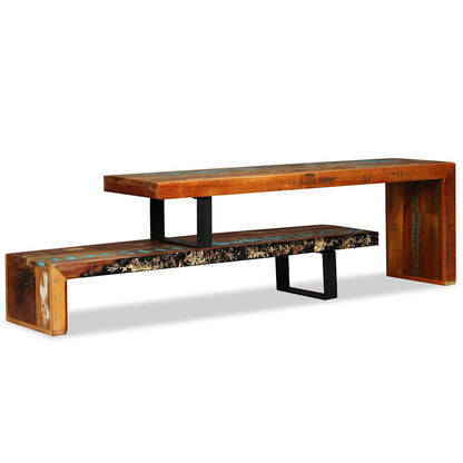 244582 vidaXL TV Stand Solid Reclaimed Wood