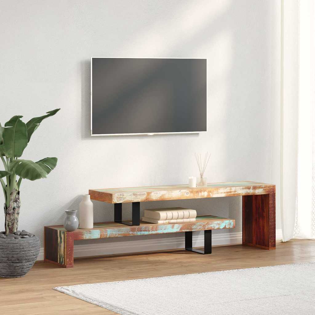 244582 vidaXL TV Stand Solid Reclaimed Wood
