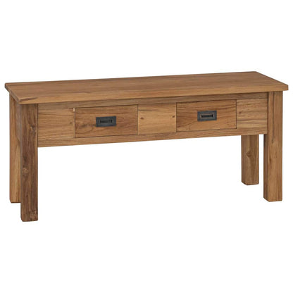 244486 vidaXL Hall Bench Solid Teak 90x30x40 cm