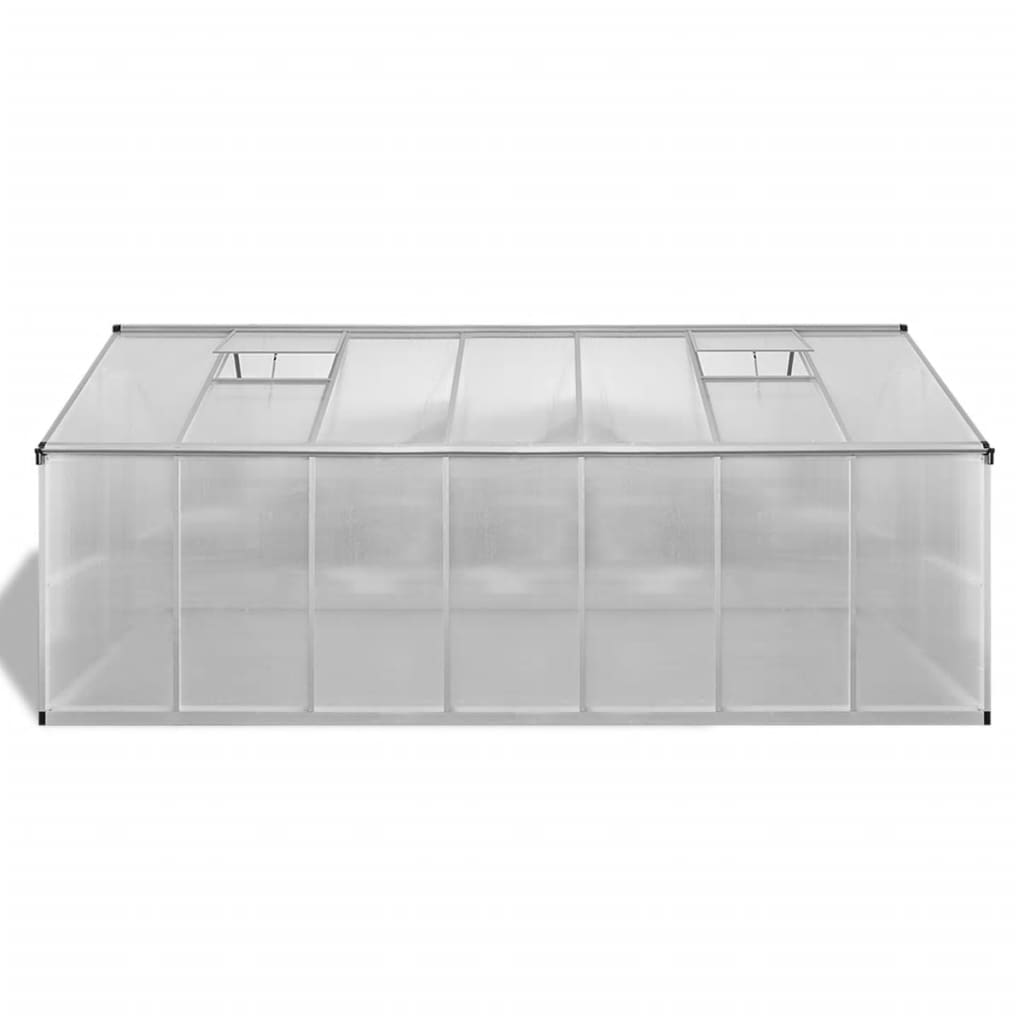 Greenhouse | Transparent | Aluminium | Large | UV-resistant materials