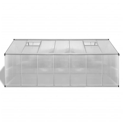 Greenhouse | Transparent | Aluminium | Large | UV-resistant materials