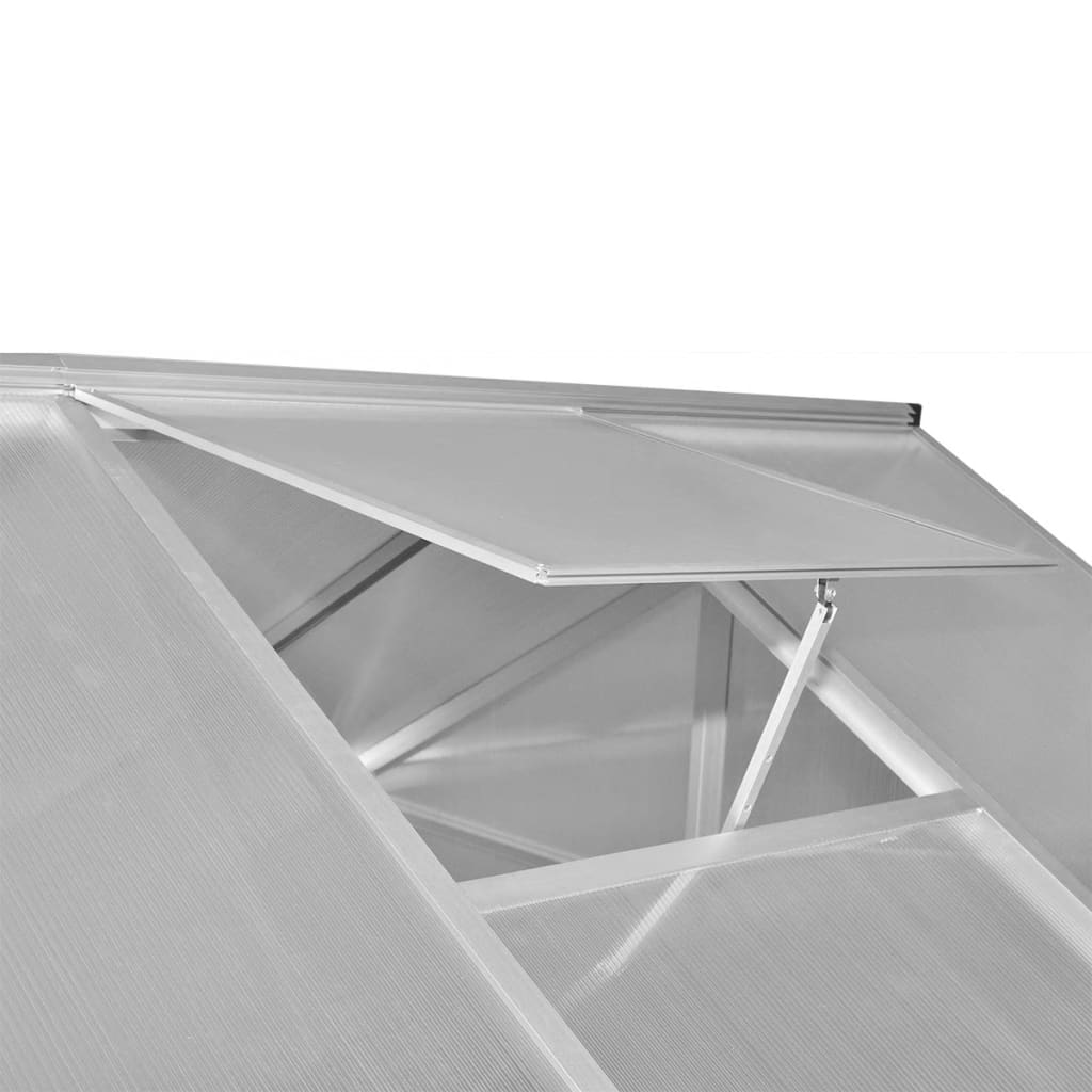 Greenhouse | Transparent | Aluminium | Large | UV-resistant materials