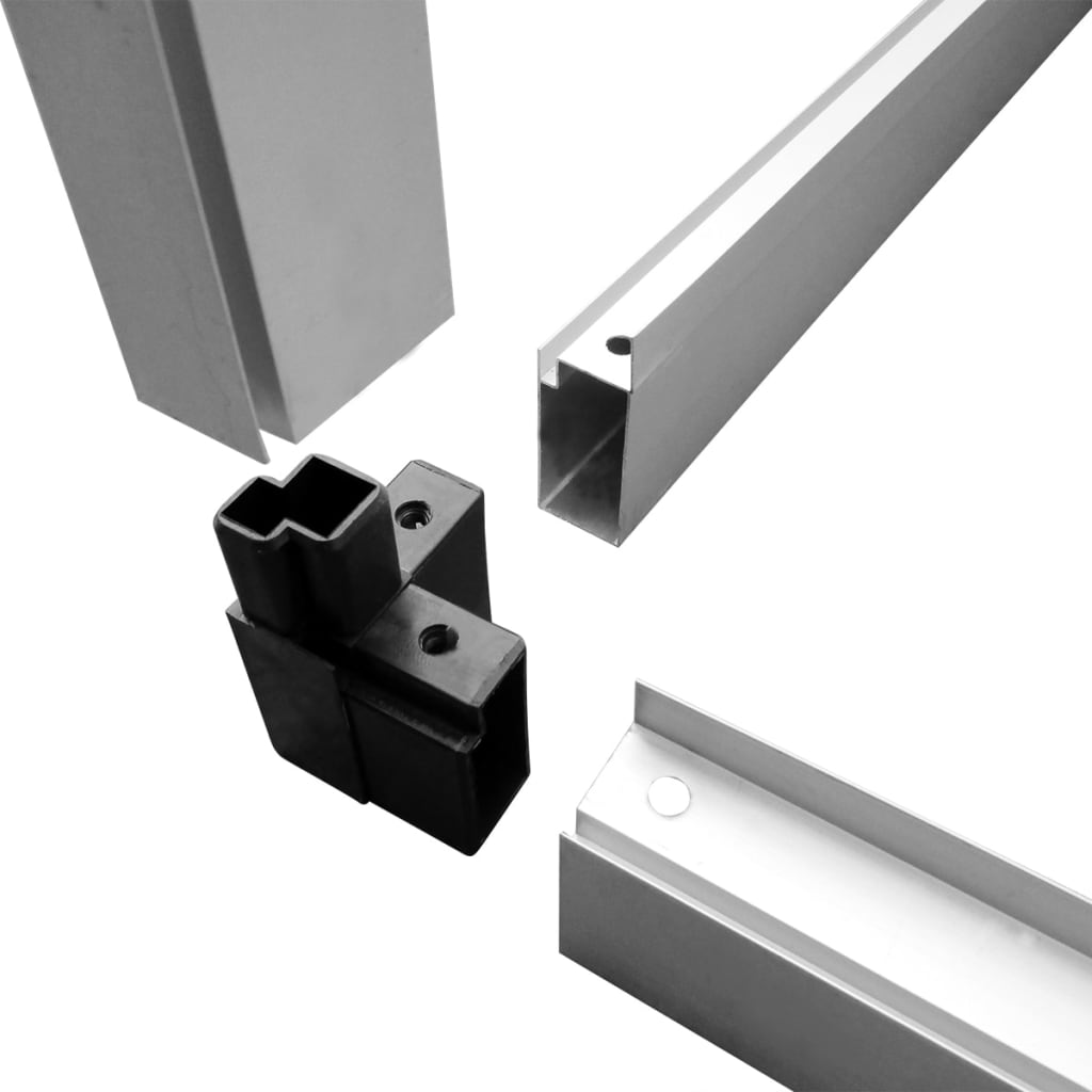 Greenhouse | Transparent | Aluminium | Large | UV-resistant materials