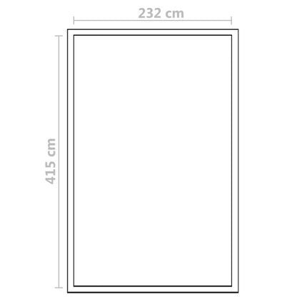 Greenhouse | Transparent | Aluminium | Large | UV-resistant materials
