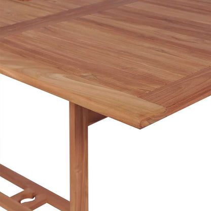 43034 vidaXL Garden Table 180x90x75 cm Solid Teak Wood