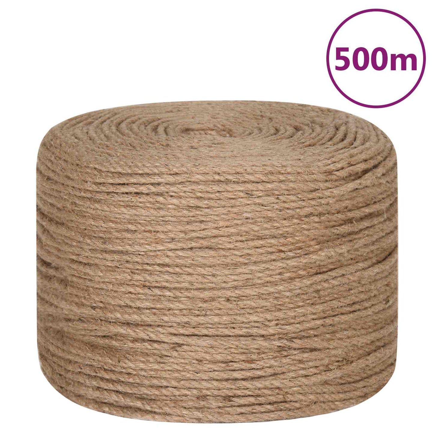 Rope 100% Jute 6 mm 500 m
