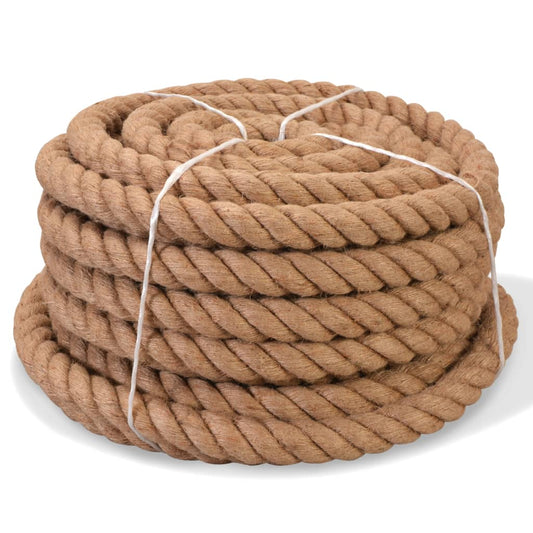 91278 vidaXL Rope 100% Jute 40 mm 30 m