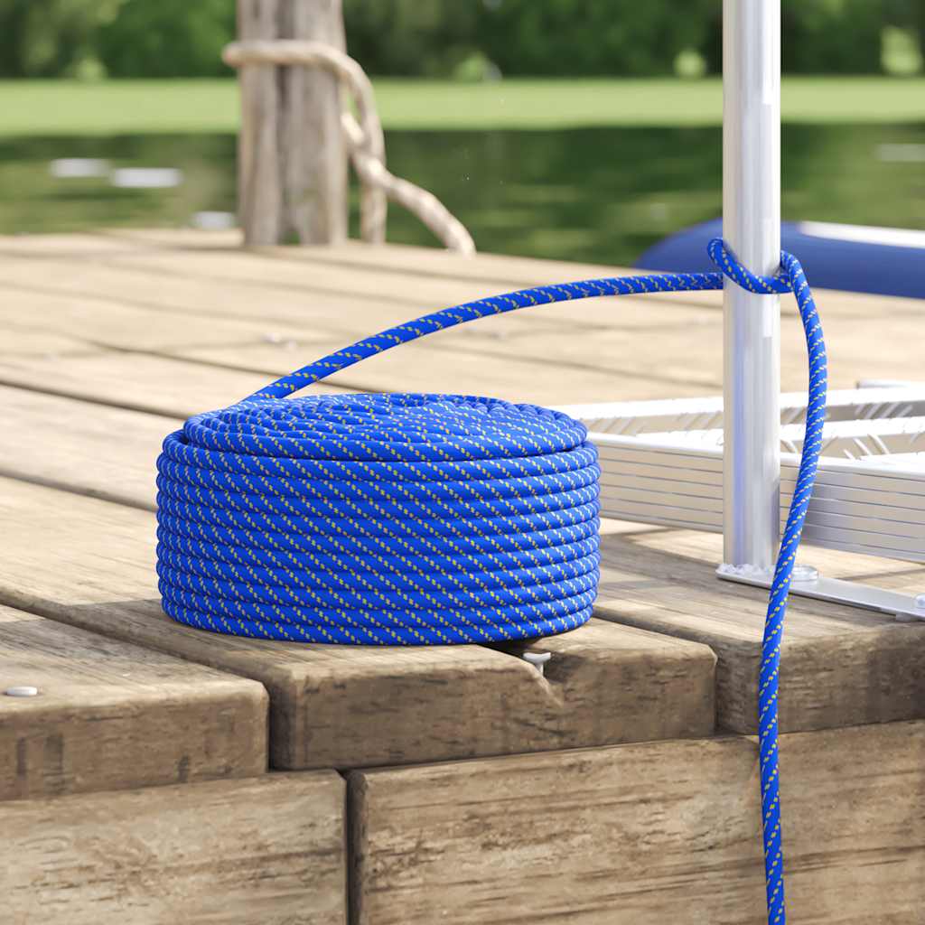 Marine Rope Polypropylene 10 mm 50 m Blue