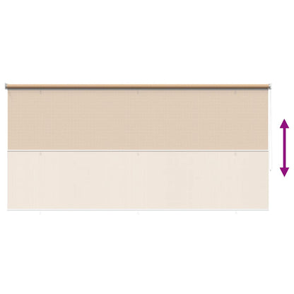 Outdoor Roller Blind 355(W)x140(H) cm Beige