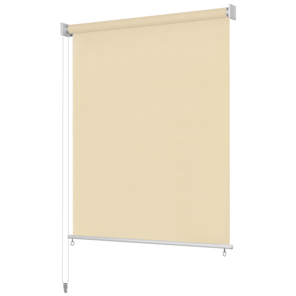 Outdoor Roller Blind 120x140 cm Cream