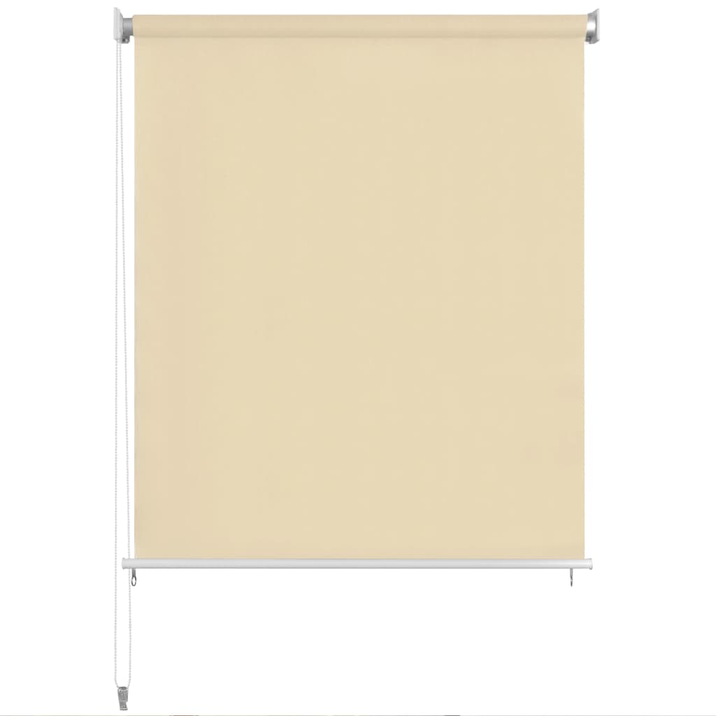 Outdoor Roller Blind 120x140 cm Cream
