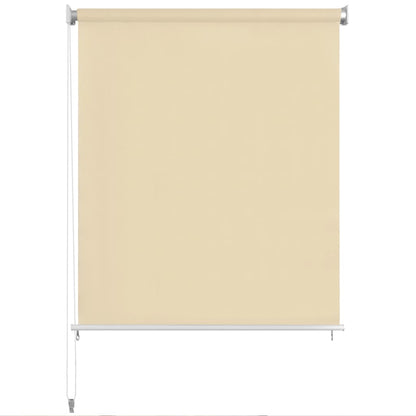 Outdoor Roller Blind 120x140 cm Cream