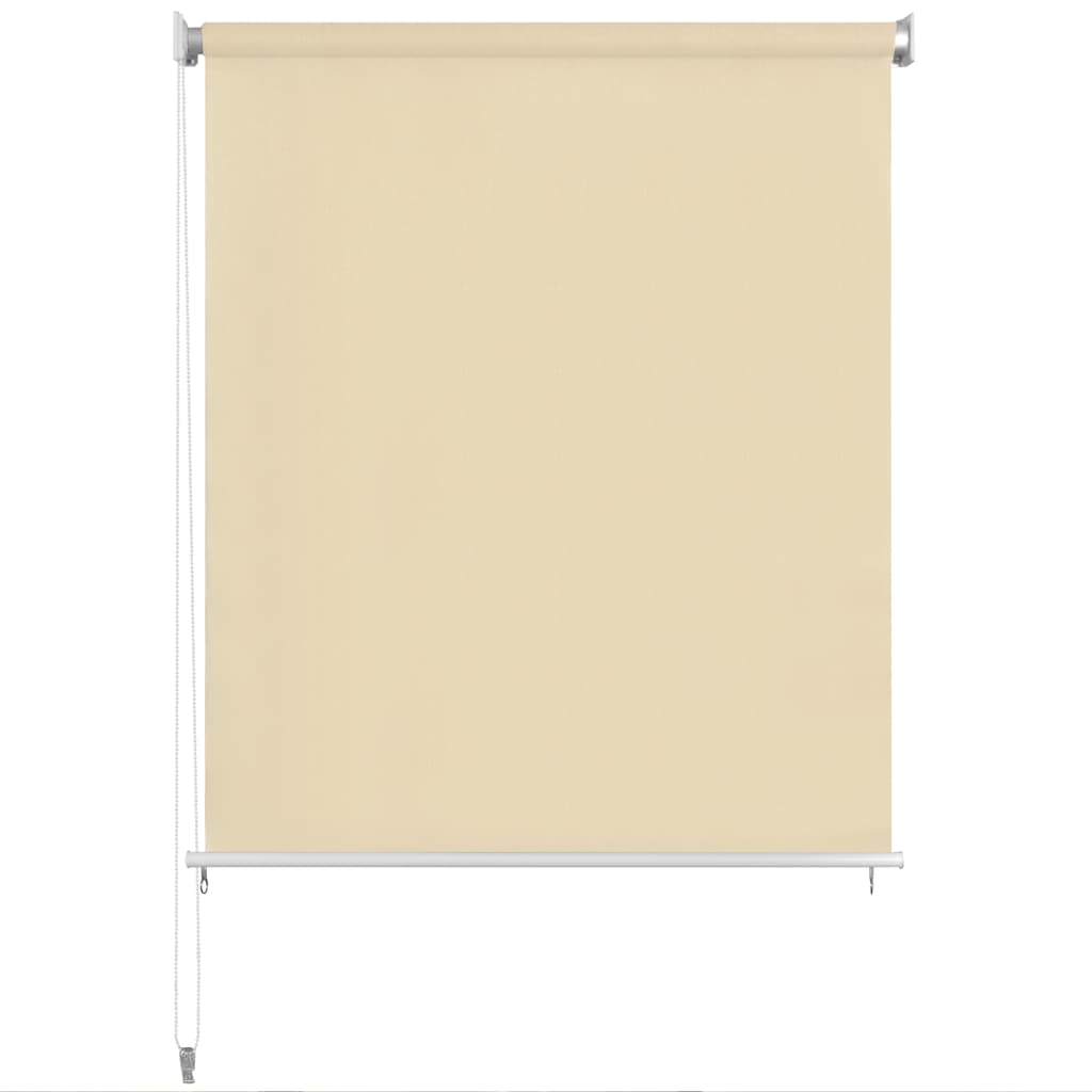 Outdoor Roller Blind 140x140 cm Cream