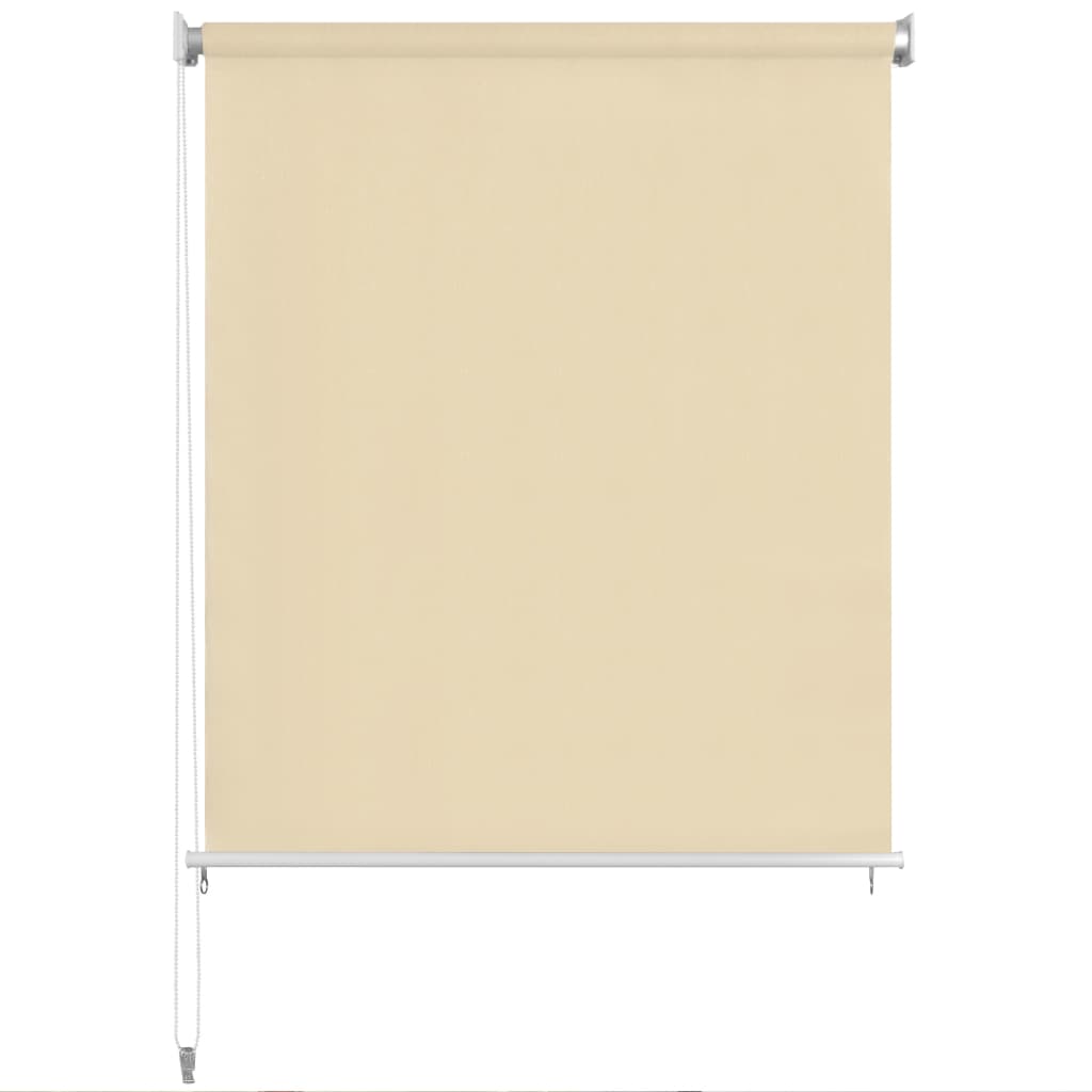 Outdoor Roller Blind 200x140 cm Cream