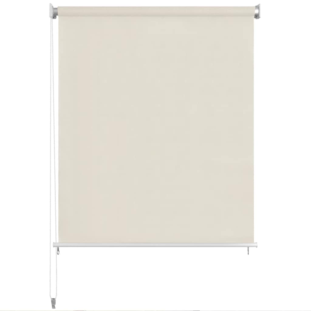 Outdoor Roller Blind 125(W)x230(H) cm Cream