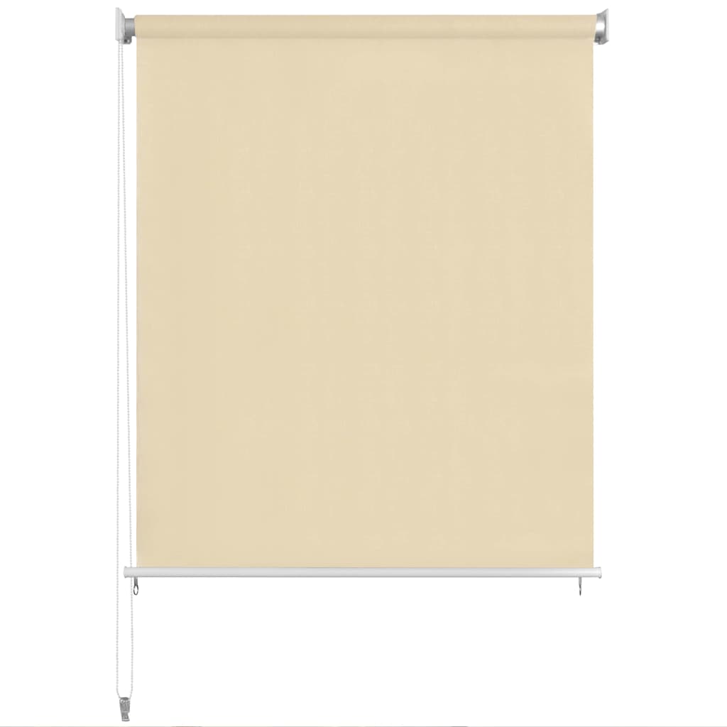 Outdoor Roller Blind 140x230 cm Cream