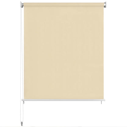 Outdoor Roller Blind 140x230 cm Cream