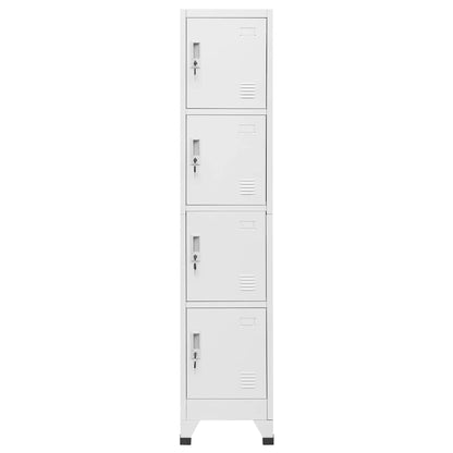 Locker Cabinet with 4 Compartments 38x45x180 cm