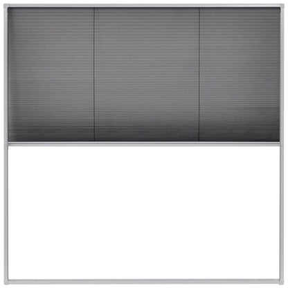 Plisse Insect Screen for Windows Aluminium 120x120 cm