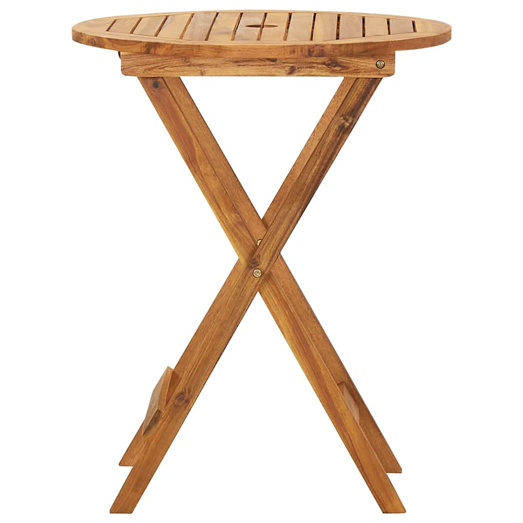 Outdoor Bistro Set | Brown | Acacia wood | Compact | Foldable