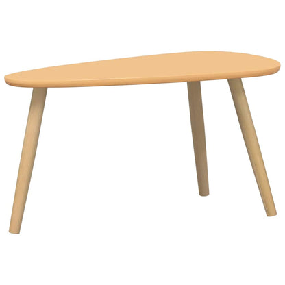 244733 vidaXL Coffee Table Set 2 Pieces Solid Pinewood Brown