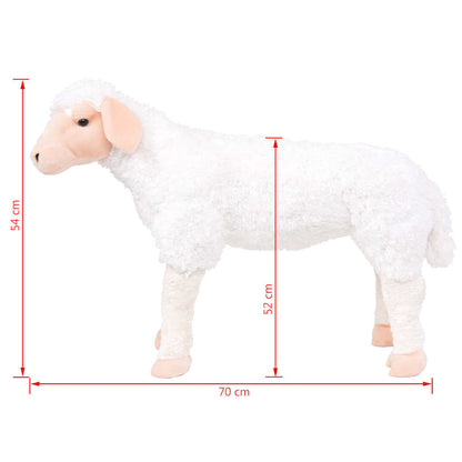 Standing Plush Toy Sheep White XXL