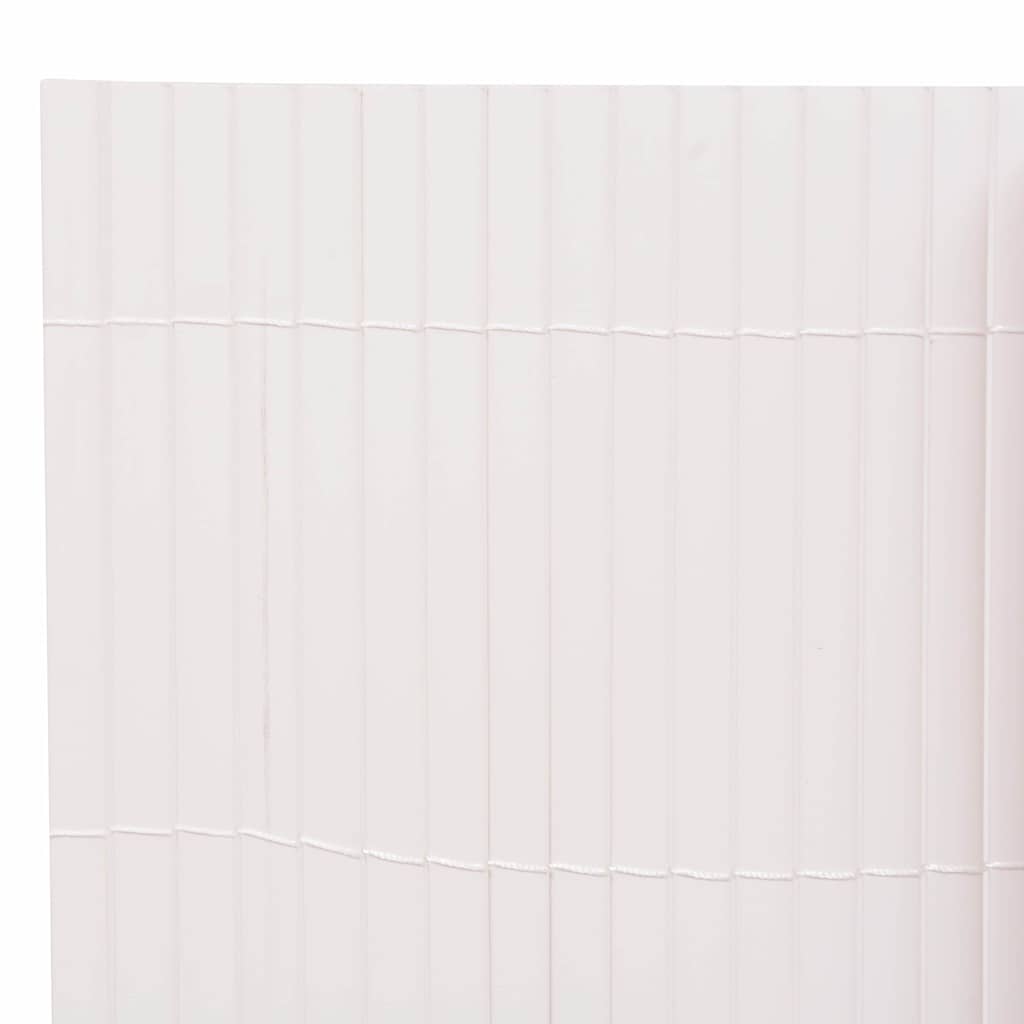 Double-Sided Garden Fence 90x300 cm White
