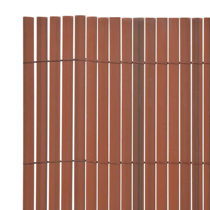 Garden Fence Brown 150 x 500 cm PVC