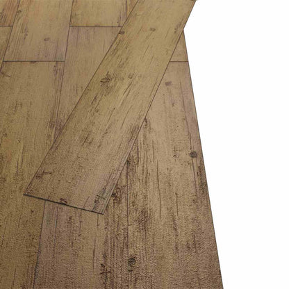 Flooring Planks 18 pcs Walnut Brown 5.26 m² PVC