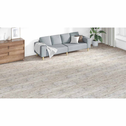 Flooring Planks 18 pcs Grey 5.26 m² PVC