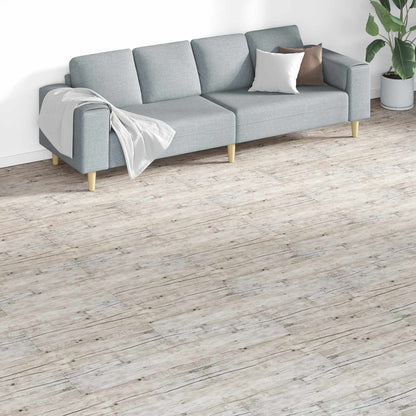 Flooring Planks 18 pcs Grey 5.26 m² PVC