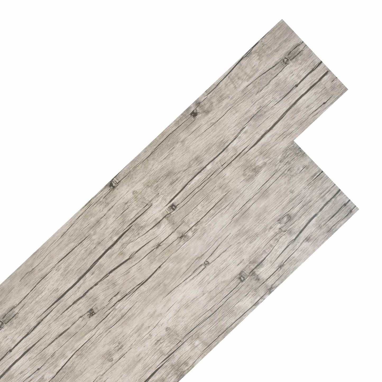 Flooring Planks 18 pcs Grey 5.26 m² PVC