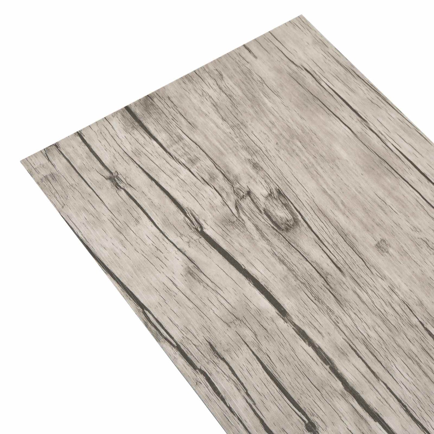 Flooring Planks 18 pcs Grey 5.26 m² PVC