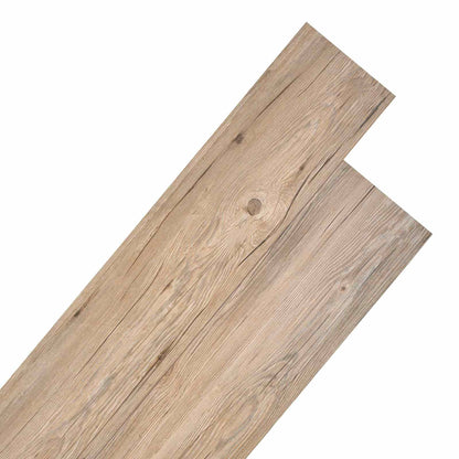 Flooring Planks 18 pcs Brown 5.26 m² PVC