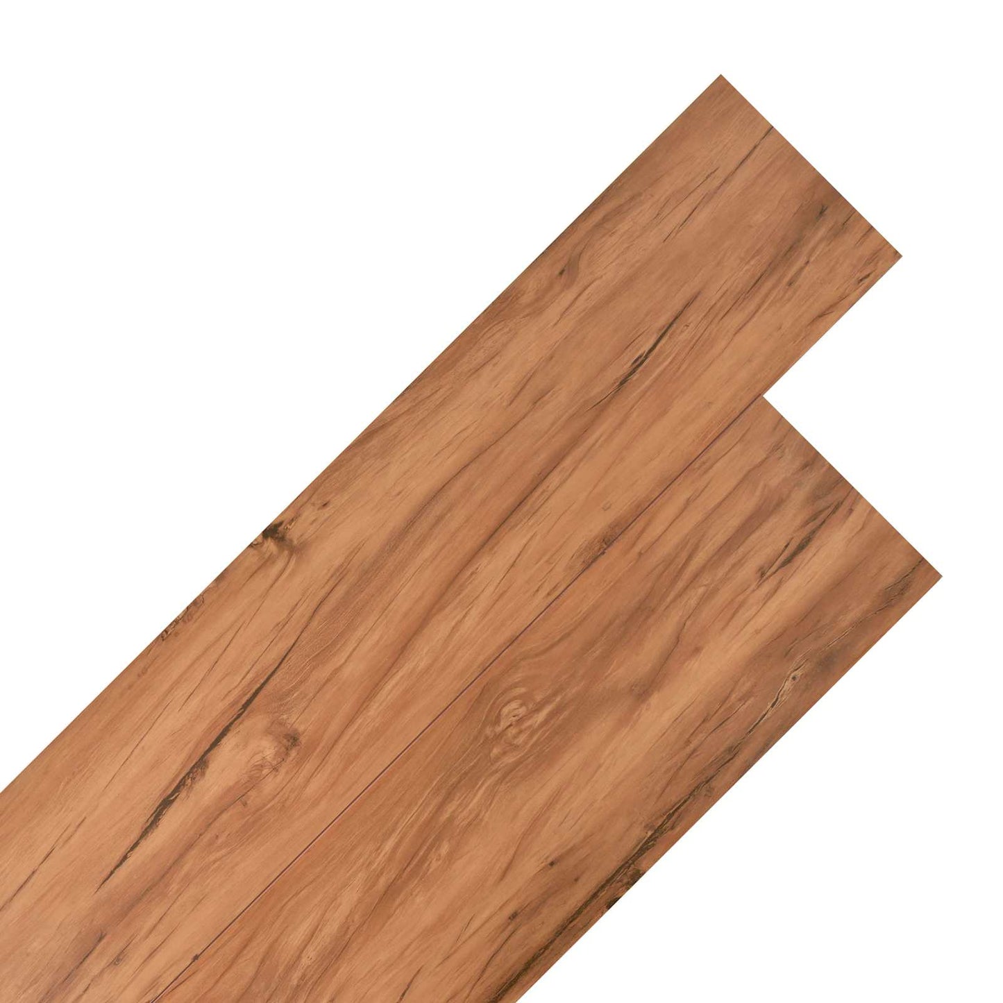Flooring Planks 18 pcs Brown 5.26 m² PVC