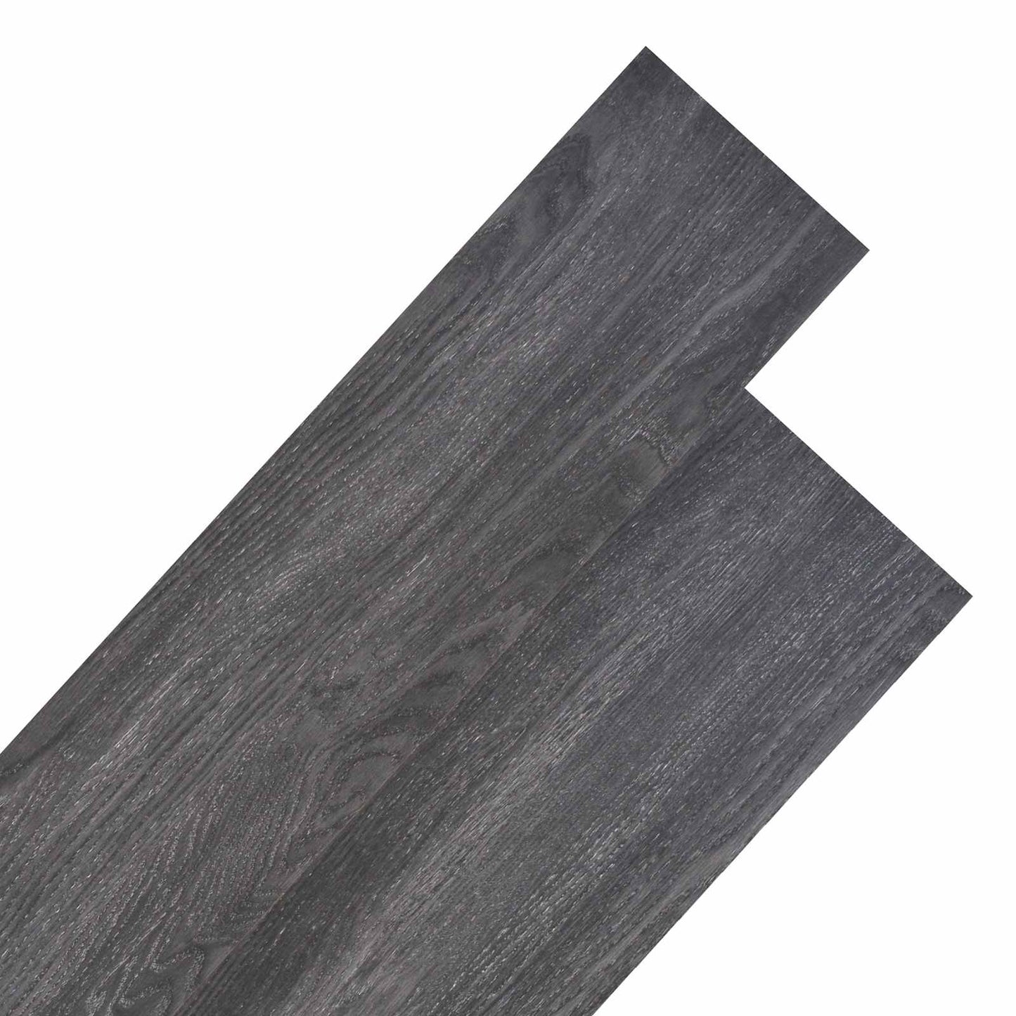 Flooring Planks 18 pcs Black and White 5.26 m² PVC