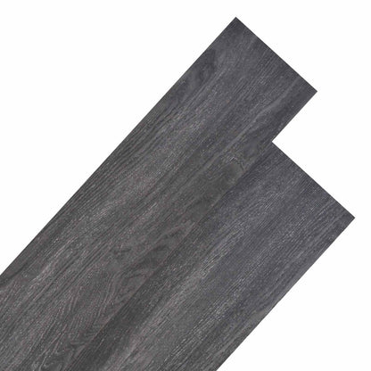 Flooring Planks 18 pcs Black and White 5.26 m² PVC