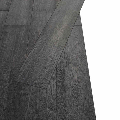 Flooring Planks 18 pcs Black and White 5.26 m² PVC