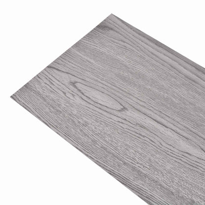 Flooring Planks 18 pcs Dark Grey 5.26 m² PVC